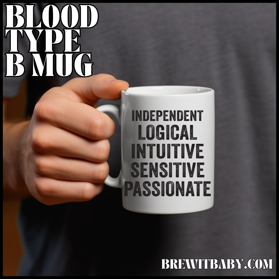 Blood Type B Jumbo Mug, 20oz