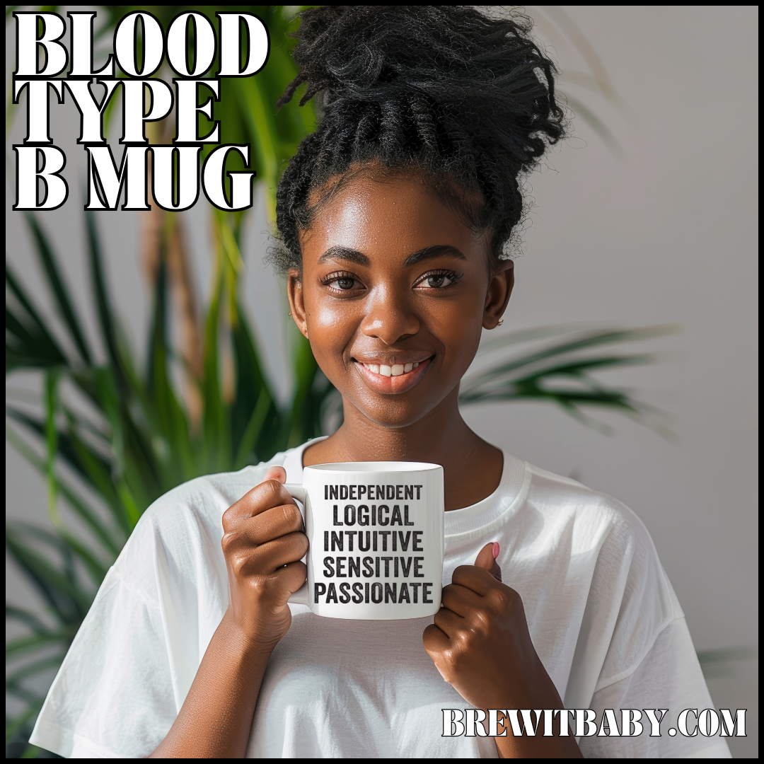 Blood Type B Jumbo Mug, 20oz