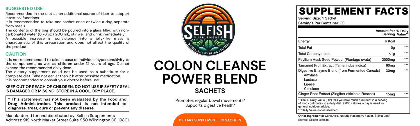 Colon Cleanse Power Blend