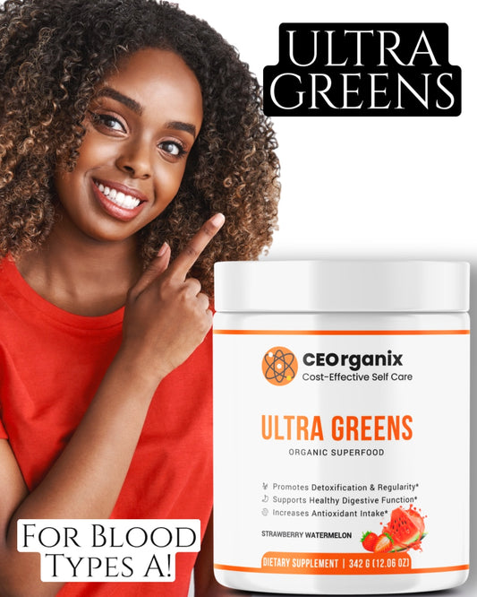 Ultra Greens - Strawberry Watermelon (For Blood Type A)