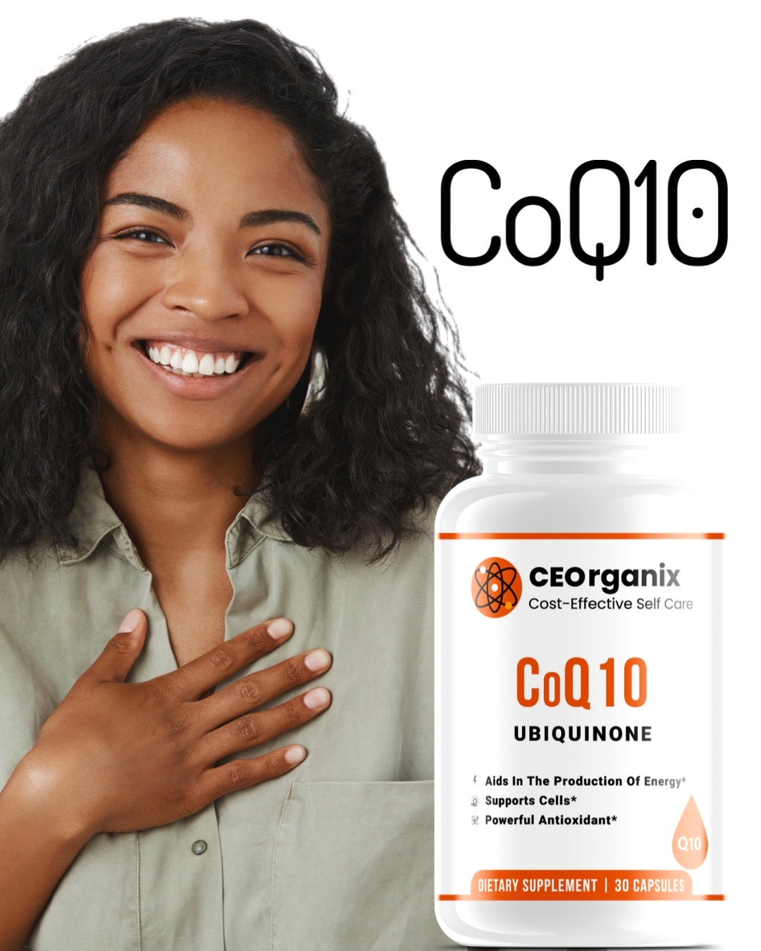 CoQ10 (For Blood Types O, A, B & AB)