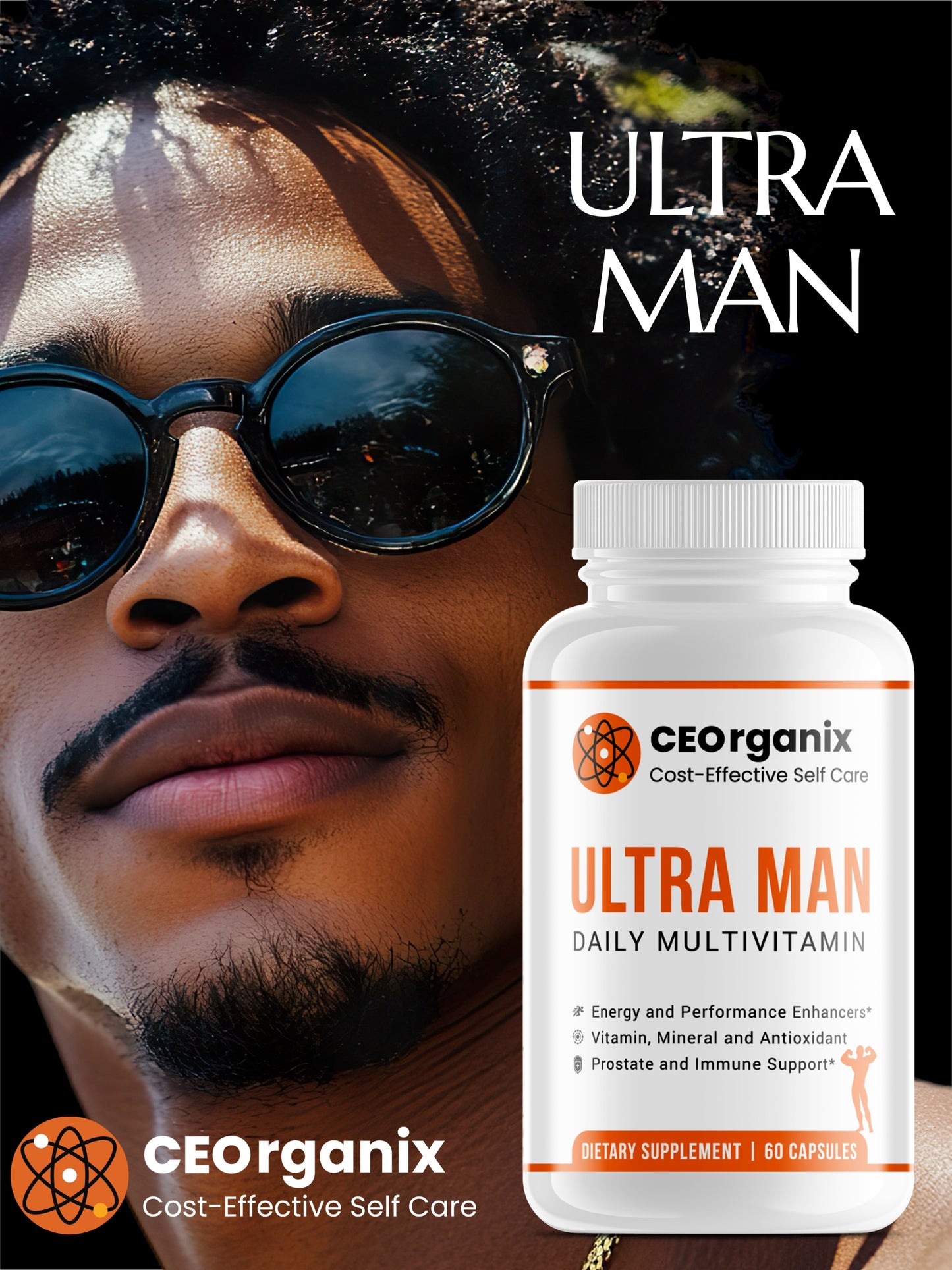 Ultra Man! - Men's Multivitamin (For Blood Types A,  B, O and AB!)