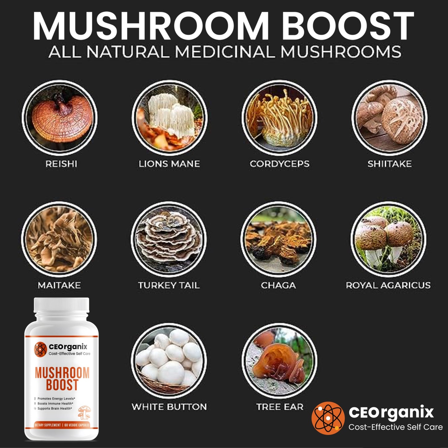 Mushroom Boost! (For Blood Types A, B, O and AB)