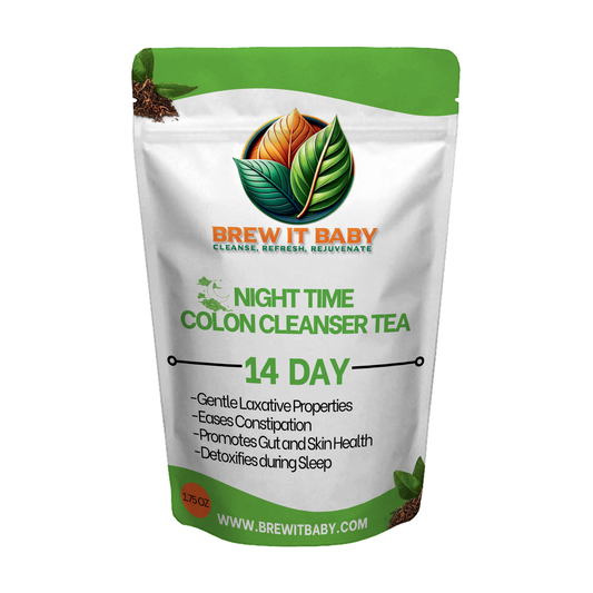 "NIGHT TIME" COLON CLEANSER TEA (Blood Types A, B, O. and AB)