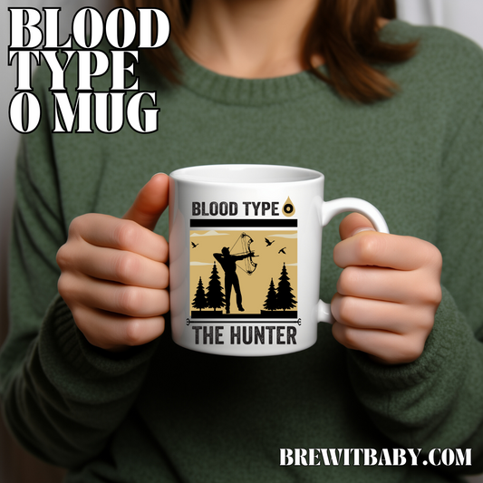 Blood Type O Jumbo Mug, 20oz