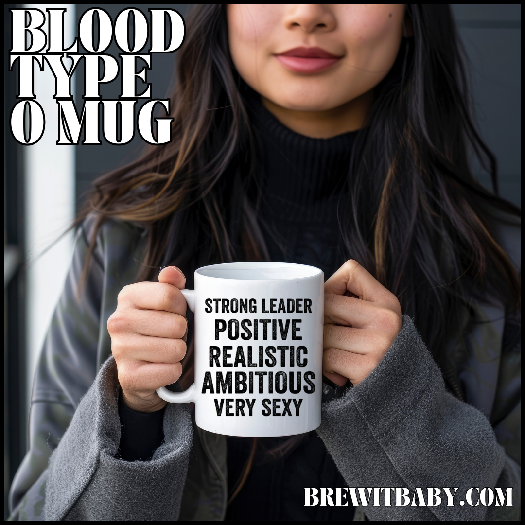 Blood Type O Jumbo Mug, 20oz