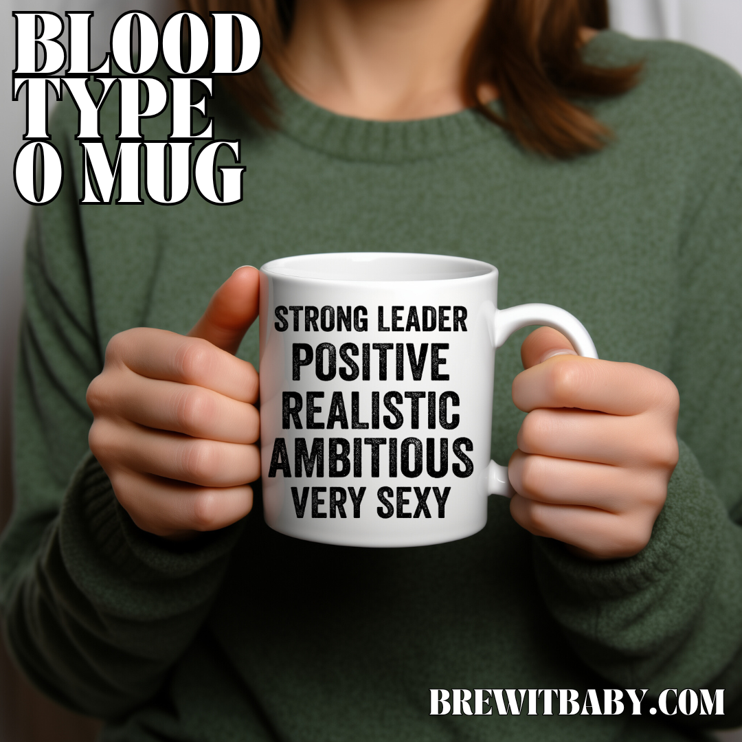 Blood Type O Jumbo Mug, 20oz