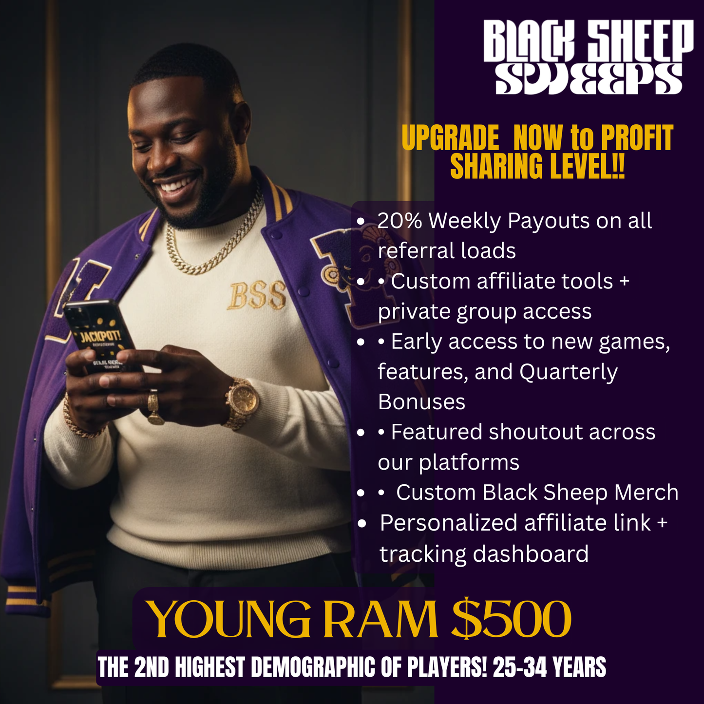 NEW YEAR "YOUNG RAM" BUY ONE, GET ON FREE