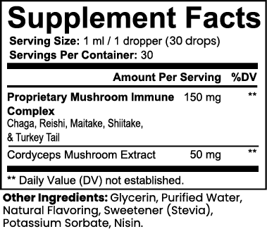 Mushroom Immunity Drops