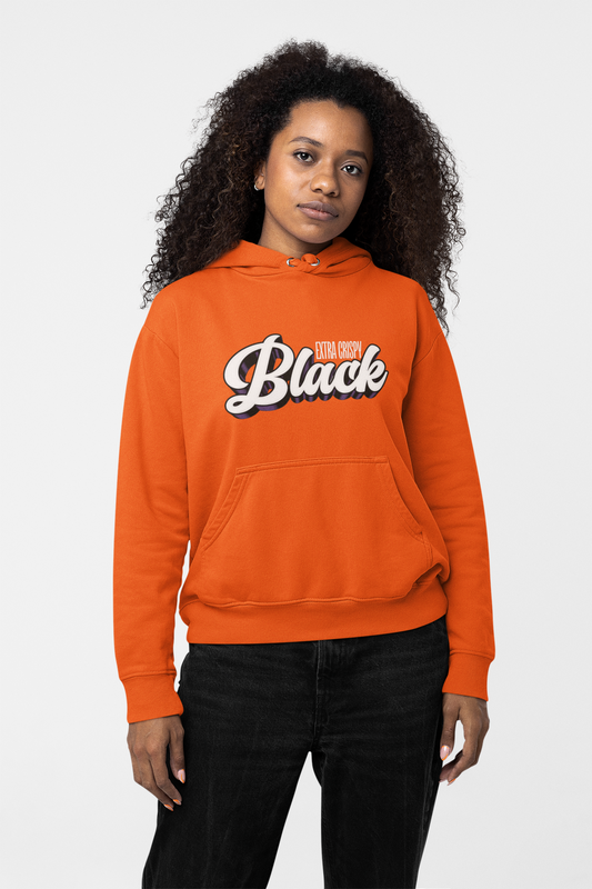 EXTRA CRISPY BLACK HOODIE Unisex Heavy Blend™