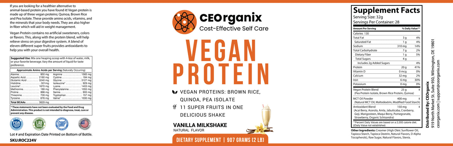 Vegan Protein (For Blood Types A and O)