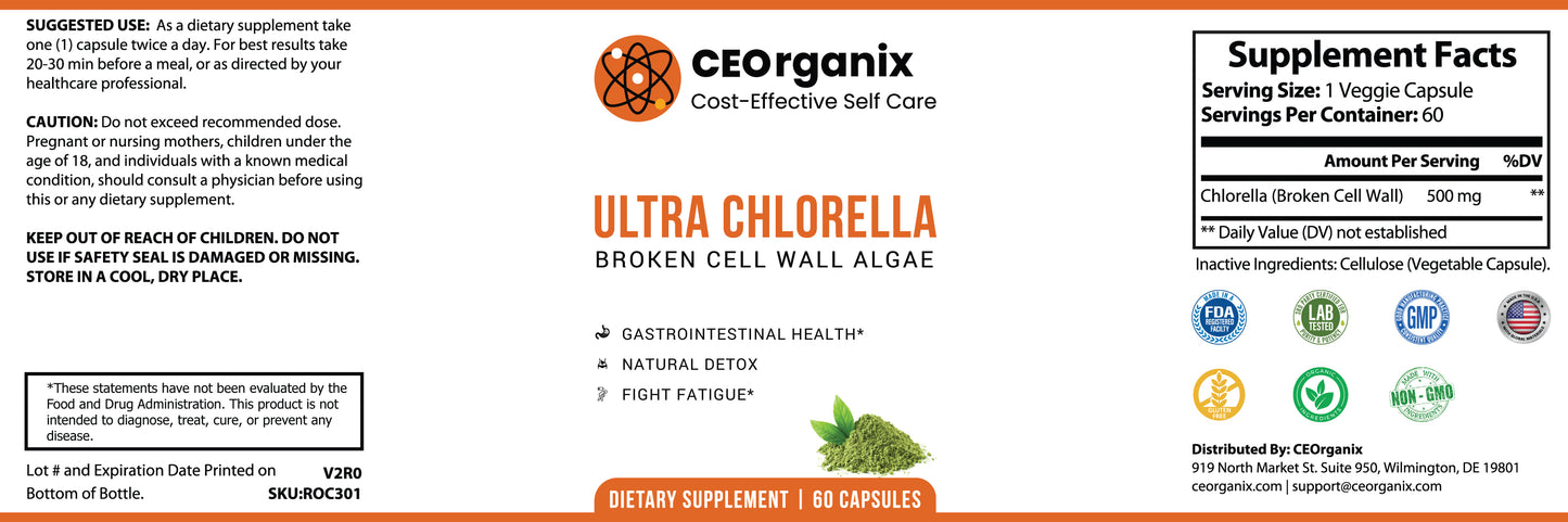 Ultra Chlorella (For Blood Types A, B, O and AB)