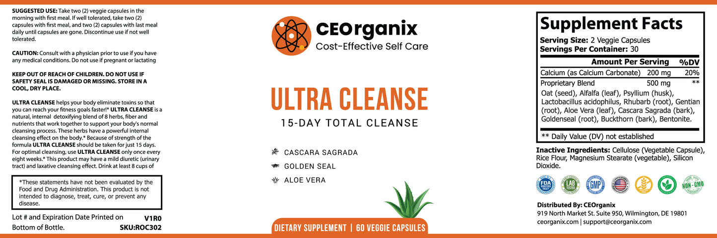 Ultra Cleanse (For Blood Types A, B, O and AB)