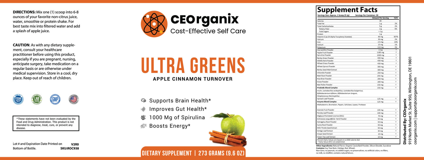 Ultra Greens (For Blood Types A)